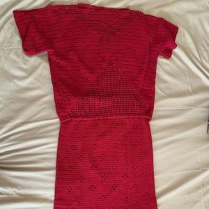 Women suit crochet